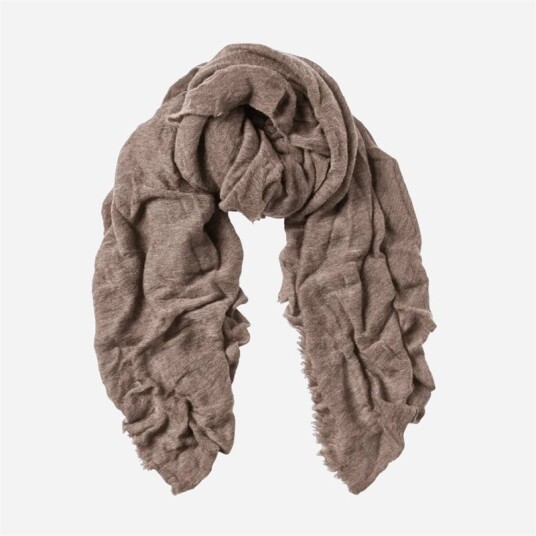 Natura Cashmere Alba Luxury Cashmere Scarf Taupe Natura Cashmere Alba Luxury Cashmere Scarf Taupe