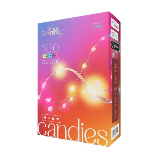 Twinkly Lysslynge Candies Star RGB 100 LED Twinkly Lysslynge Candies Star RGB 100 LED