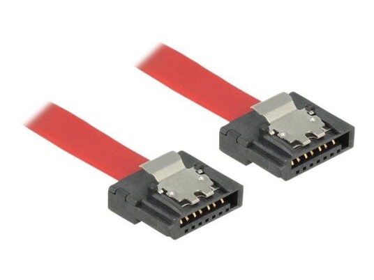 Delock 30 cm SATA III Kabel med 6 Gbit/s Overføringshastighet Hankjønn til Hankjønn