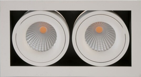 Dakota Duo Downlight 30° Tilt Dimbar LED 2700K