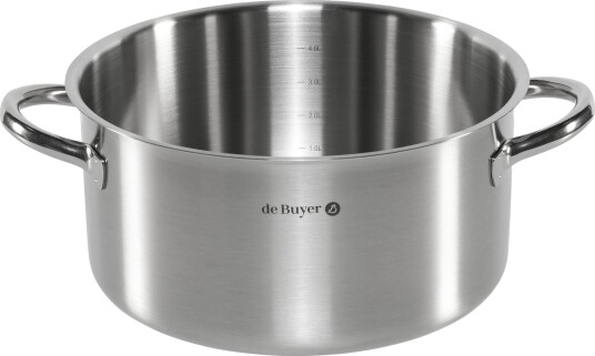 de Buyer Gryte i rustfritt st??l 24 cm 4L