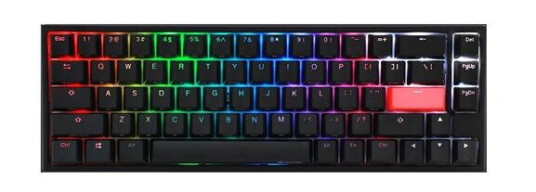 Ducky One 2 SF RGB - Cherry MX Blue - Gamingtastatur - Uten numpad - Nordisk - Svart Ducky One 2 SF RGB - Cherry MX Blue - Gamingtastatur - Uten numpad - Nordisk - Svart