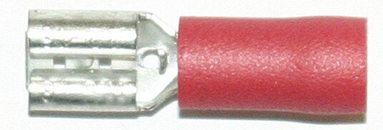 Abiko Flatstiftkabelsko 1,5mm² isolert rød
