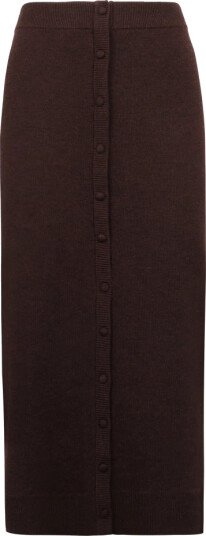 Victoria Beckham Dame Skjørt Brun M,