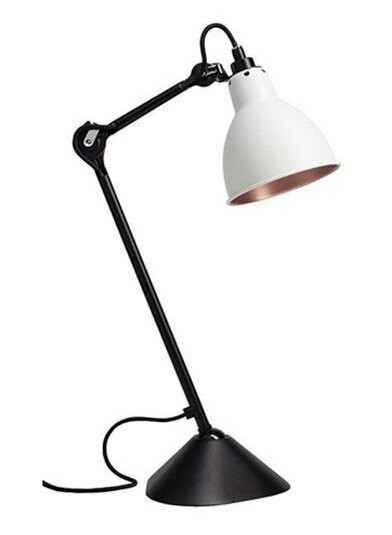 Lampe Gras N205 Bordlampe Matt Sort & Hvit & Kobber Lampe Gras N205 Bordlampe Matt Sort & Hvit & Kobber