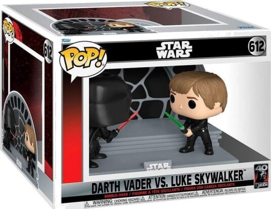 Northix Star Wars 40-årsjubileum Darth Vader vs Luke Skywalker POP-figur