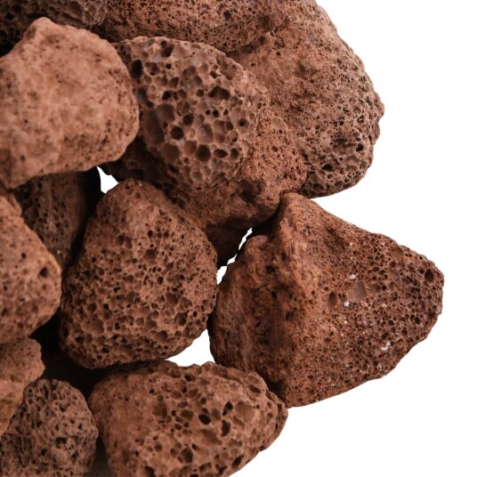 Vidaxl Lavasteiner 10 kg Rød 3-5 cm