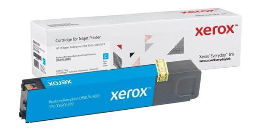 Xerox - cyan - toner cartridge (alternative for: HP D8J07A) - Laser toner Blå