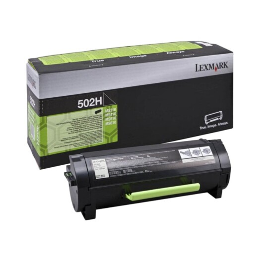 Lexmark 502HE (Corporate) BK Toner - 50F2H0E Original - Svart 5000 sider Lexmark 502HE (Corporate) BK Toner - 50F2H0E Original - Svart 5000 sider