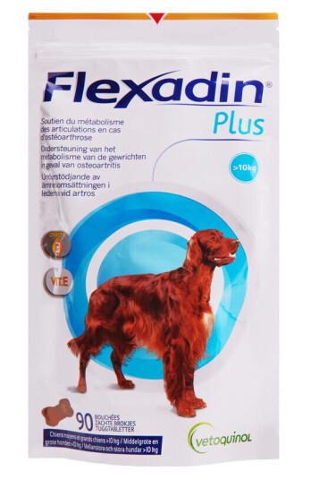 Vetoquinol Flexadin Plus Maxi Medium Stor Hund 90 Stk Vetoquinol Flexadin Plus Maxi Medium Stor Hund 90 Stk