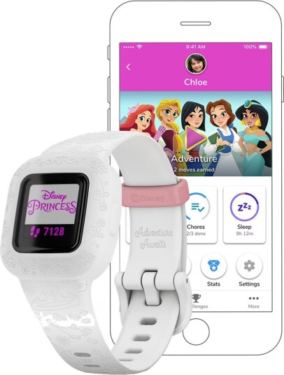 Garmin Vivofit Jr. 3 aktivitetsmåler for barn (Disney Princess) Garmin Vivofit Jr. 3 aktivitetsmåler for barn (Disney Princess)
