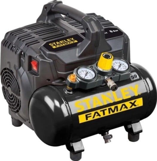 Stanley Oljefri Kompressor 6l 550w 8br Stanley Oljefri Kompressor 6l 550w 8br