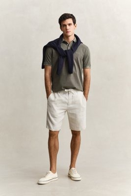 GANT Reg Linen Ds Shorts Cream XXL GANT Reg Linen Ds Shorts Cream XXL