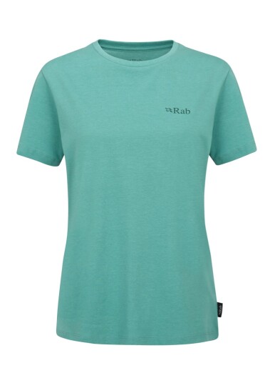 Rab Tuku Ridge Tee Wmns Glacier Blue Size 12