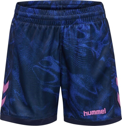 Hummel Shorts hmlBlaze Club 26 Marine/Blendende Blue Hummel 6 år (116) Shorts Blå Marineblå Rosa