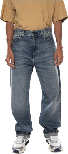 Carhartt WIP Landon Distressed Pant Blue Carhartt WIP Landon Distressed Pant Blue
