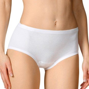 Calida Truser Midislip Brief Hvit bomull 40 Dame Calida Truser Midislip Brief Hvit bomull 40 Dame