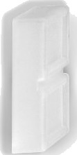 Schneider Electric Knapphette Med Dobbelt Hode Diameter 22 Mm Gjennomsiktig Zbw008a