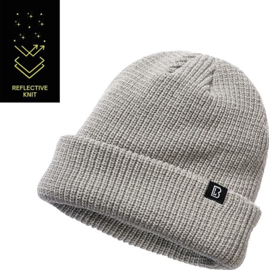 Brandit Reflection Beanie Grå
