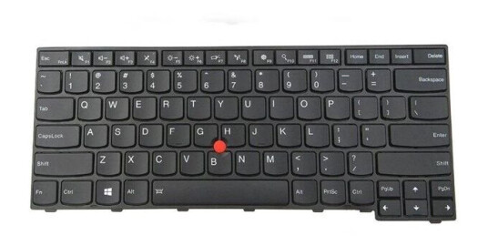 Lenovo Chicony - Brbart tastatur - til utskifting - Japansk - Svart