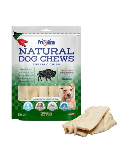 Frigera Natural Dog Chews Buffalo Chips 250Gr (402285851808)