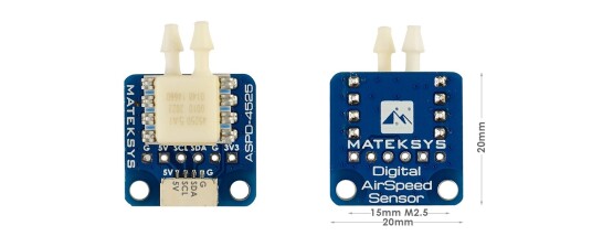 Mateksys Digital Airspeed Sensor ASPD-4525 Mateksys Digital Airspeed Sensor ASPD-4525