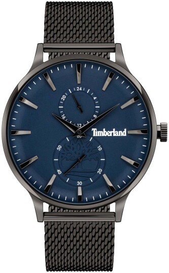 Timberland Herreklokke TDWJK2001102 Blå/Stål Ø45 mm