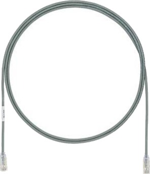 PANDUIT TX6A-28 Category 6A Performance - koblingskabel - 3 m - grå