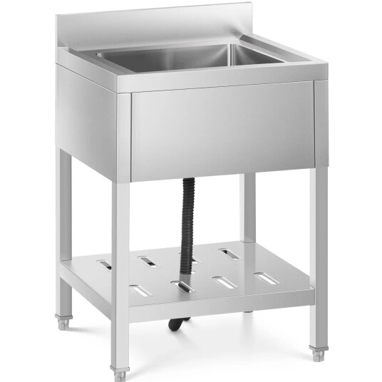 Royal Catering Stålvask - 1 vask - rustfritt stål - 40 x 40 x 25,5 cm 10011684