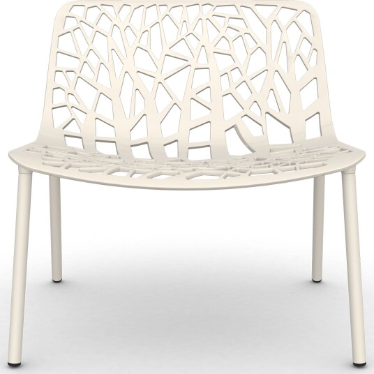 Fast Forest loungelenestol Creamy White