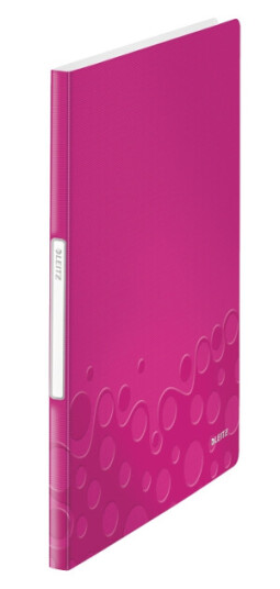 Leitz Wow - Displaybok - 20 Rom - For A4 210 X 297 Mm - Kapasitet: 40 Ark - Metallisk Rosa