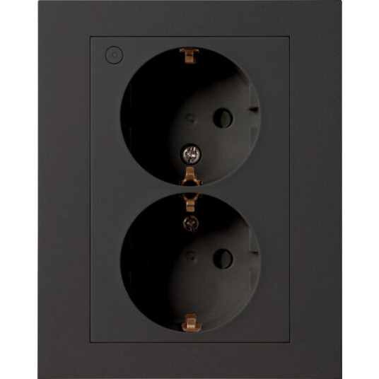 Connecte Zigbee Smart Stikk Dobbel Lav Sort - 4500991