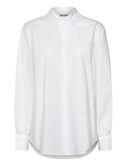 Weekday Basic Shirt - White - XS