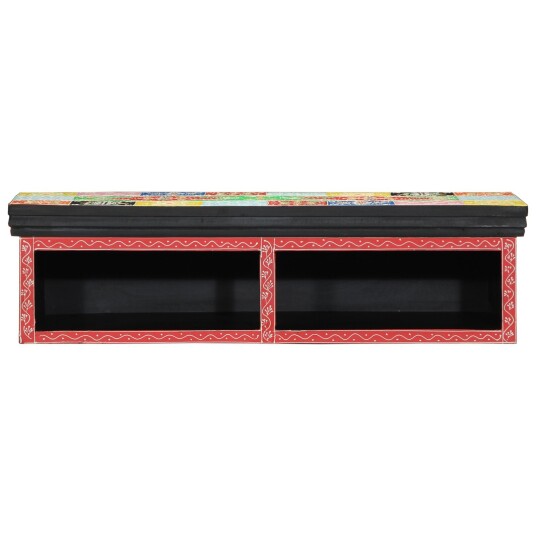 TV skap med hylle Flerfarget 80 x 30 x 22 cm Konstruert tre