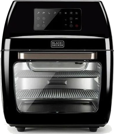 Black & Decker Airfryer Ovn 1700W 12L med Avtagbar Skål Black & Decker Airfryer Ovn 1700W 12L med Avtagbar Skål