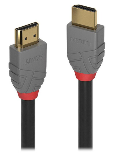 Lindy Anthony HDMI-kabel 5 m med Ethernet, 18 Gbit/s, Sort Lindy Anthony HDMI-kabel 5 m med Ethernet, 18 Gbit/s, Sort