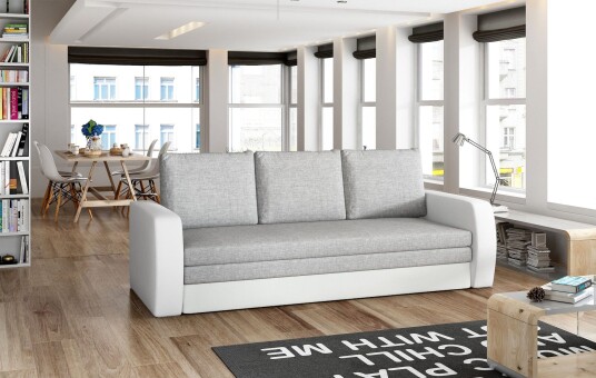 Lerma Sovesofa Grå/Hvit