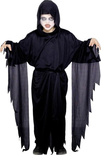Smiffys Kostymer   Screamer Ghost   Svart   Smiffys   7 9 år 122 134   Kostymer