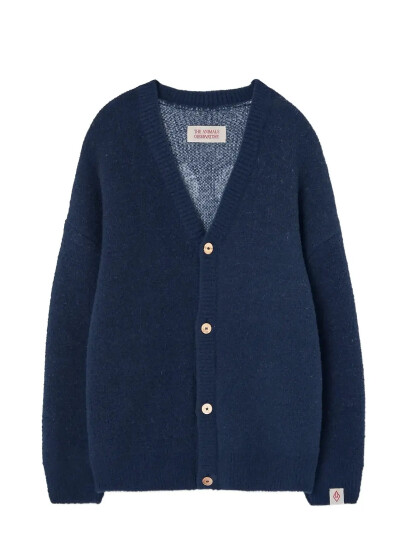 THE ANIMALS OBSERVATORY Navy Racoon Cardigan Marinblå 12 Y