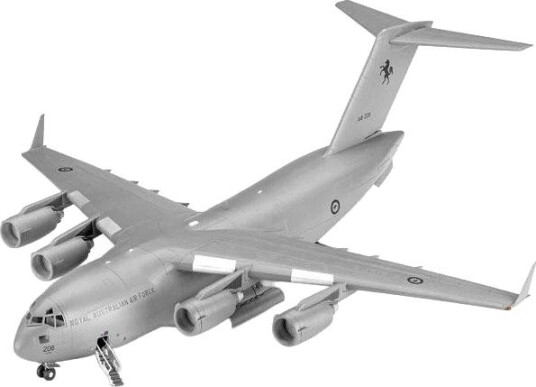 Revell Boeing C-17A Globemaster III Modellfly Byggesett 1:144 137 Deler