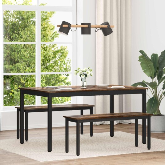 vidaXL Spisebord 150 x 78 x 75 cm METALL