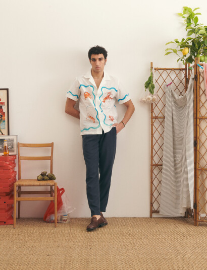 Maison Labiche Arcade Pants Navy 32 Maison Labiche Arcade Pants Navy 32
