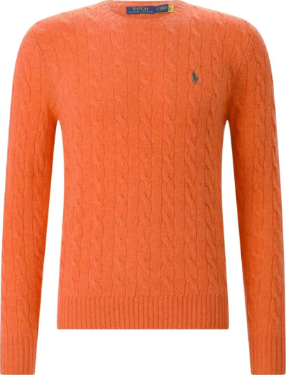Polo Ralph Lauren Herre Strikkevarer Oransje M, Polo Ralph Lauren Herre Strikkevarer Oransje M,