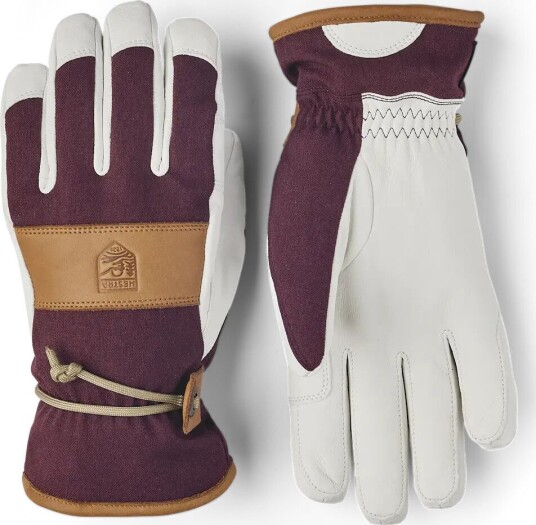Hestra Voss Czone - 5 Finger Bordeaux 6