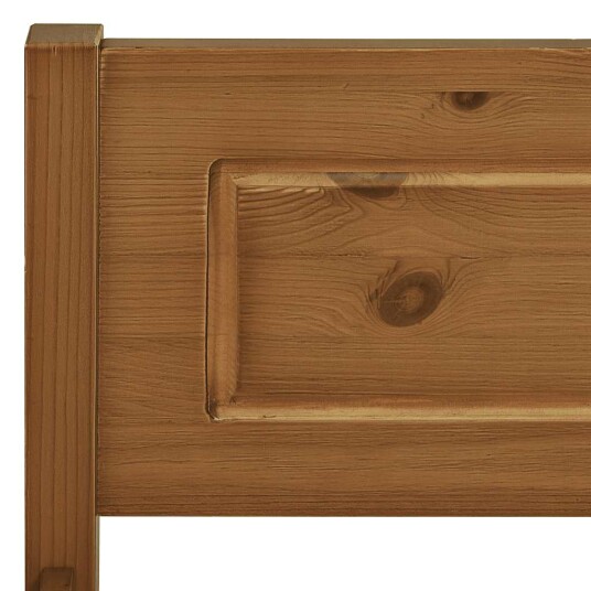 vidaXL Sengeramme heltre furu honningbrun 140x200 cm