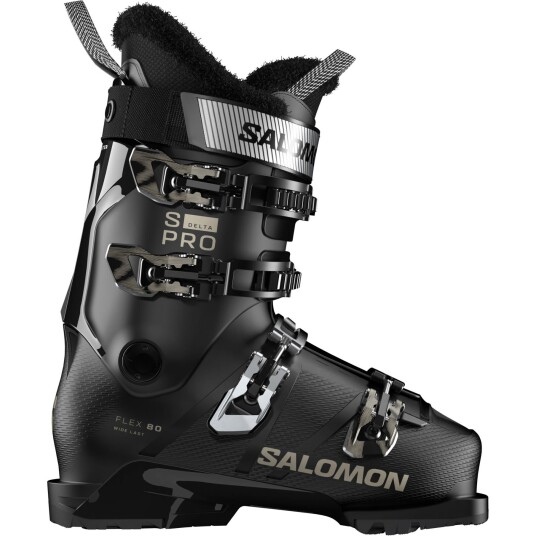 Salomon S/Pro Delta 80 GW Skistøvler Dame Black/Black/Light Bronze Metal 23,5