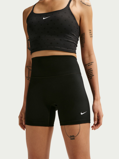 Nike One High Waisted 5" Biker Shorts Useam Sort XL
