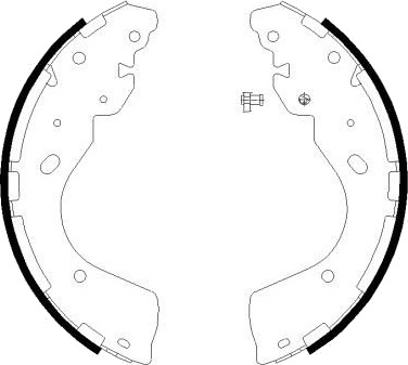 Bremsesko sett PAGID H1825N Bremsesko sett PAGID H1825N