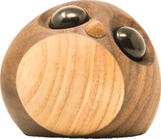 FableWood Freddy Pingvinunge Trefigur 5 cm Valnøtt/Ask