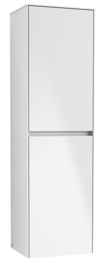 VILLEROY & BOCH COLLARO HØYSKAP 45 VENSTRE M/2 DØRER HVIT MATT